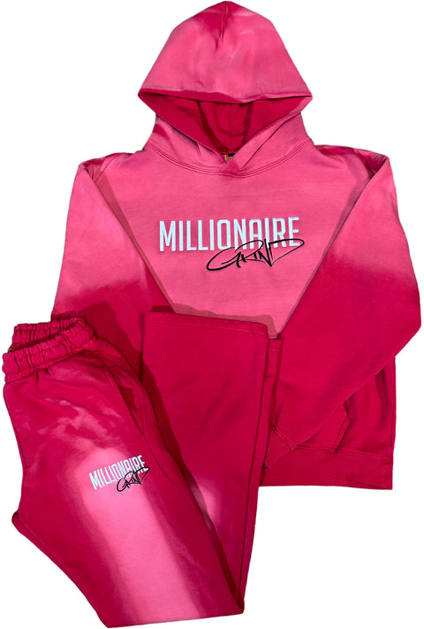 Millionaire Grind - Sun Dried Flare Jogger & Cropped Hoodie Set