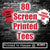 80 Custom Screen Printed Tees