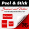 Peel and Stick Banners and Posters