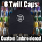 Custom Twill Cap Embroidery