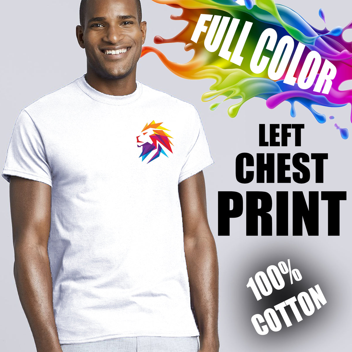 Full Color Left Chest Apparel Printing– Millionaire Grind