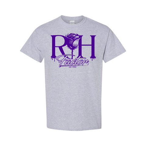 RH Factor Classic Purple Drip Tee